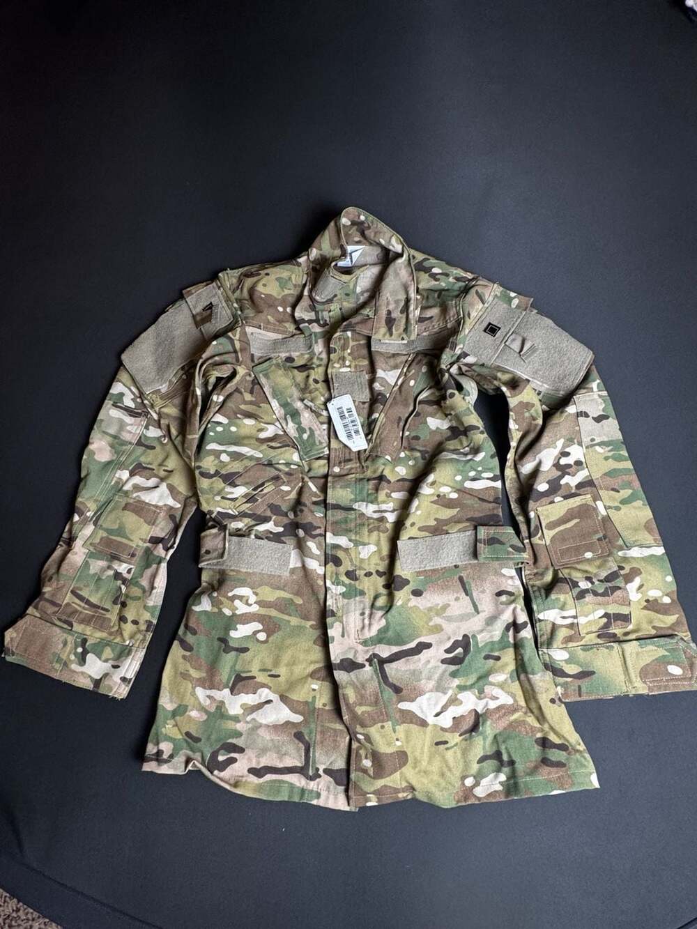 USGI OCP Multicam Aircrew Combat Coat Flame Resistant FR A2CU Jacket XS-Regular